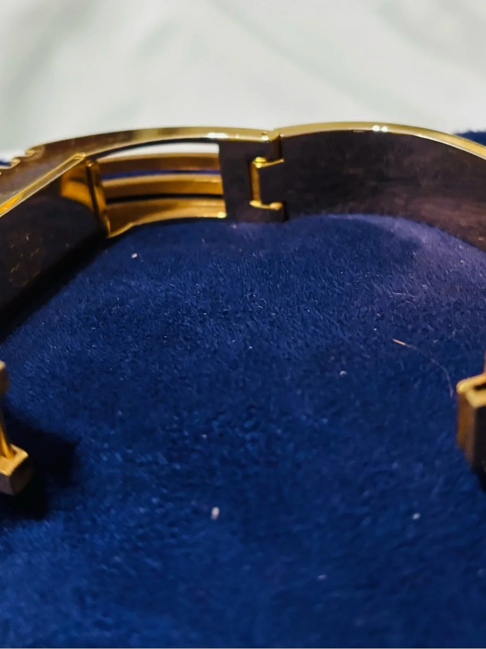Tory Burch Gold Geometric Link Bracelet